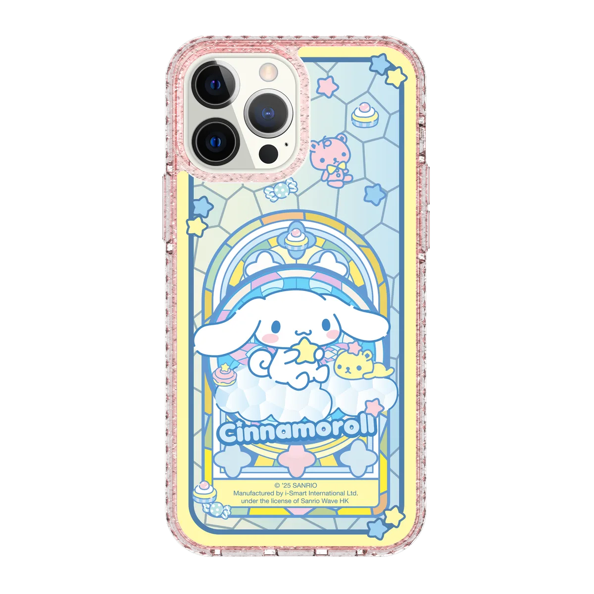 san25-0018-iphone-13-pro-max-golden-case-magsafe-compatible-pink-glitter
