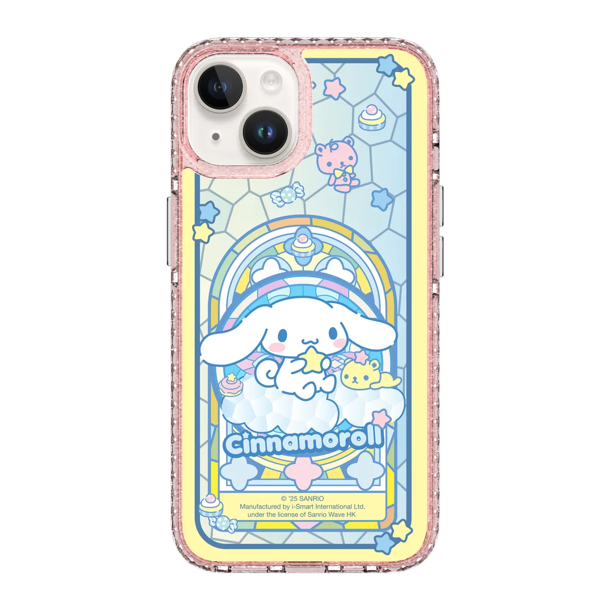 san25-0018-iphone-14-golden-case-magsafe-compatible-pink-glitter