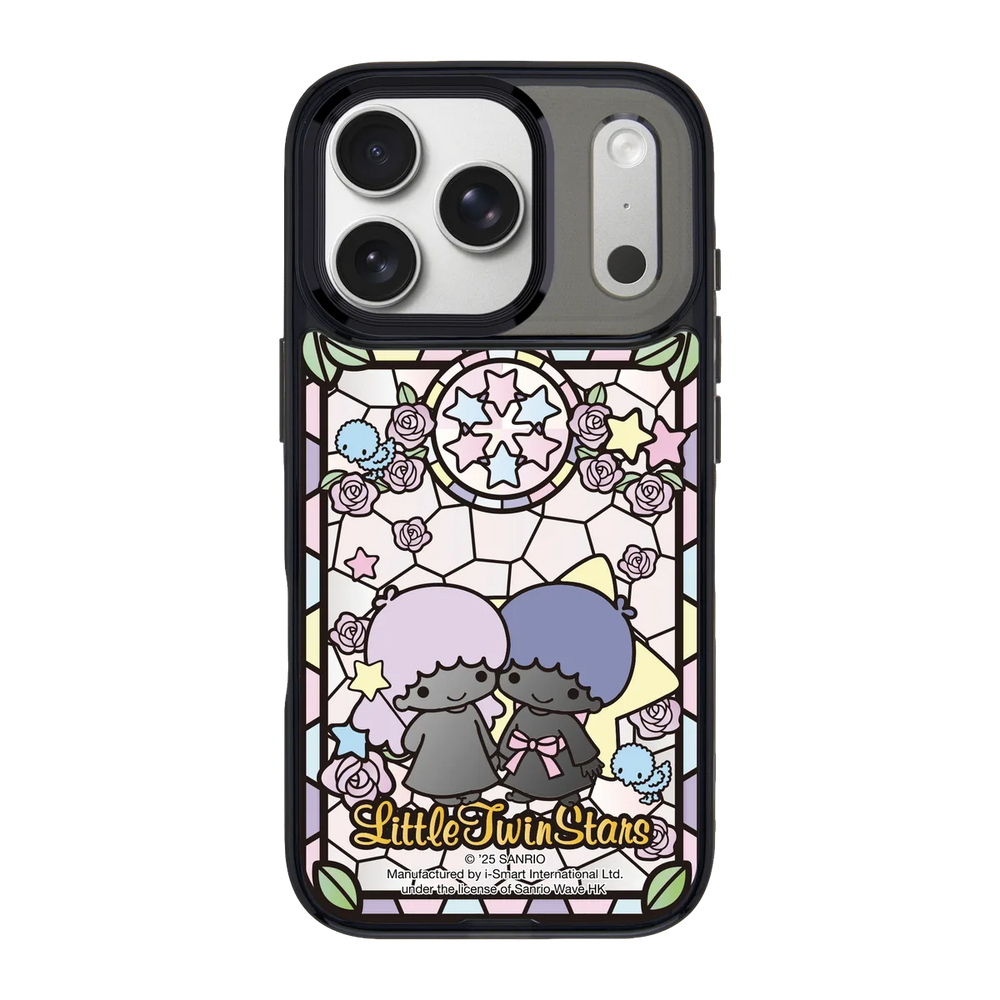san25-0035-iphone-18-pro-goldensnap-mirror-case-magsafe-compatible-transparent-black