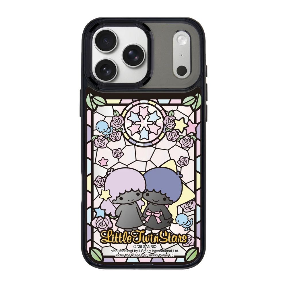 san25-0035-iphone-18-pro-max-goldensnap-mirror-case-magsafe-compatible-transparent-black