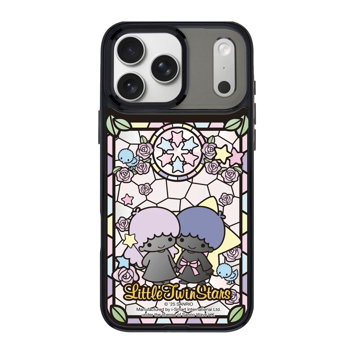 san25-0035-iphone-18-pro-max-goldensnap-mirror-case-magsafe-compatible-transparent-black