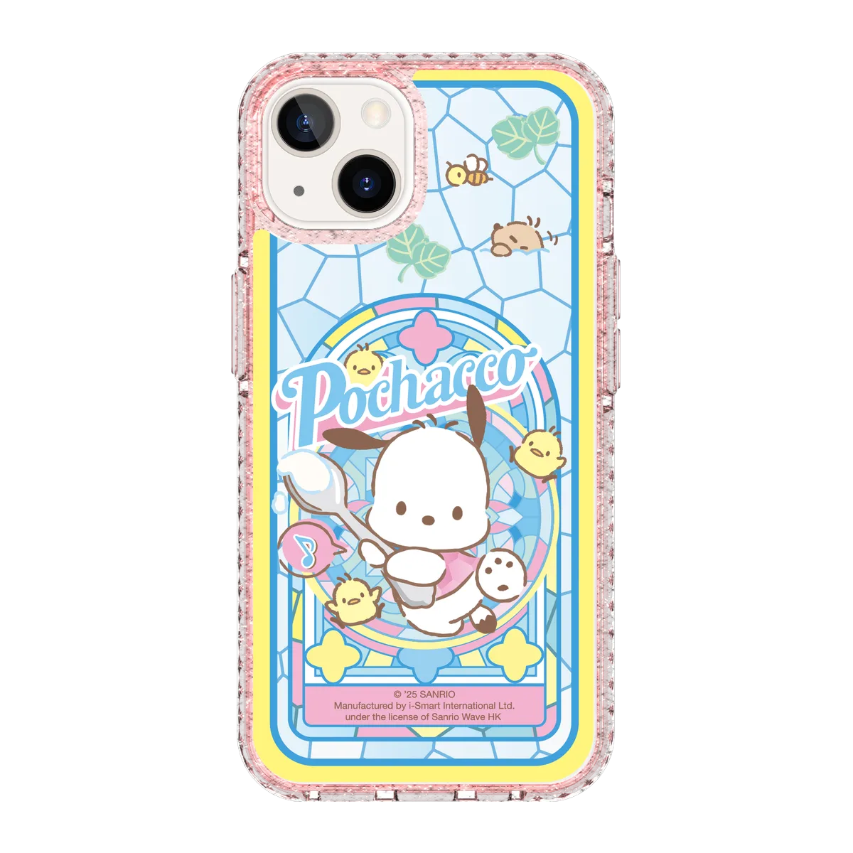 san25-0040-iphone-13-golden-case-magsafe-compatible-pink-glitter