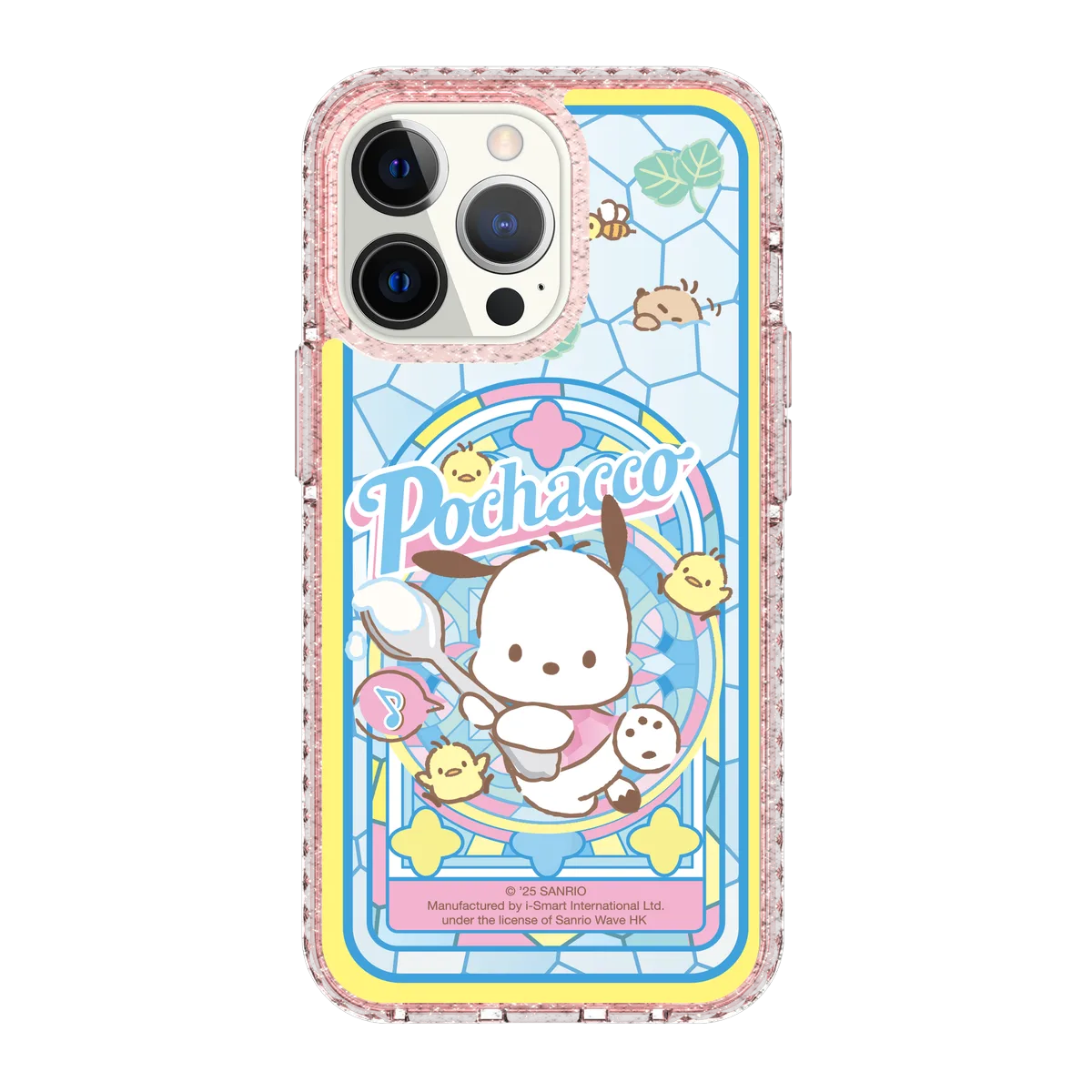 san25-0040-iphone-13-pro-golden-case-magsafe-compatible-pink-glitter