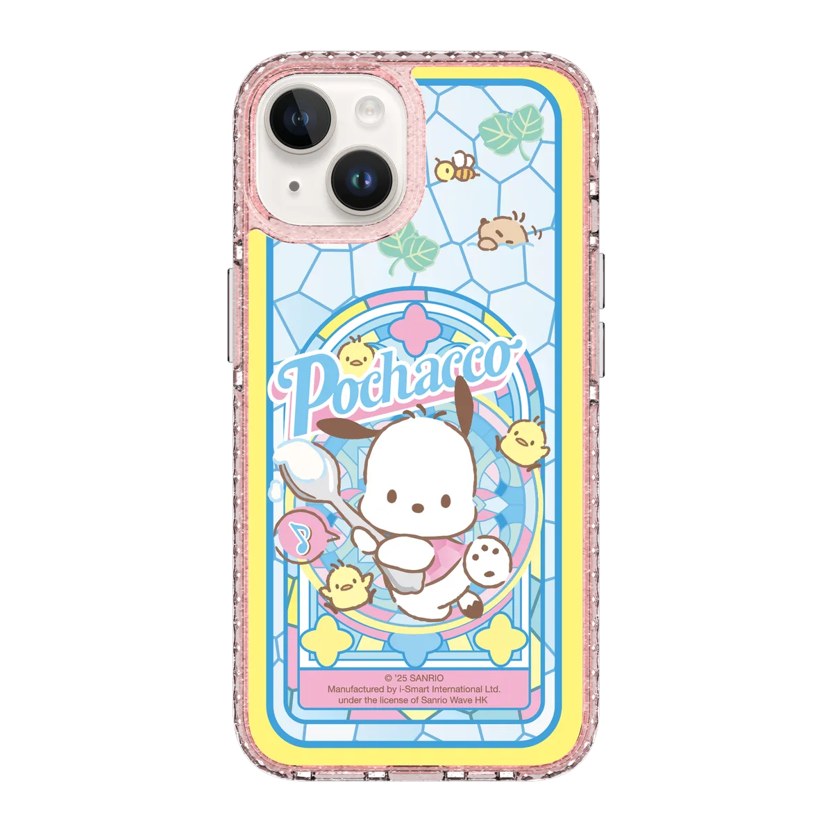 san25-0040-iphone-14-golden-case-magsafe-compatible-pink-glitter
