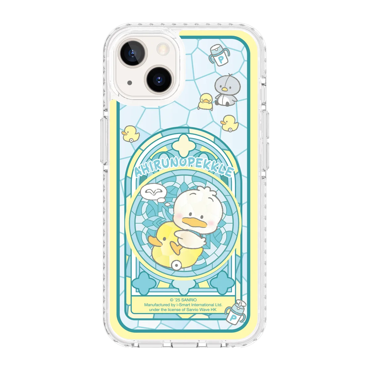 san25-0042-iphone-13-golden-case-magsafe-compatible-transparent