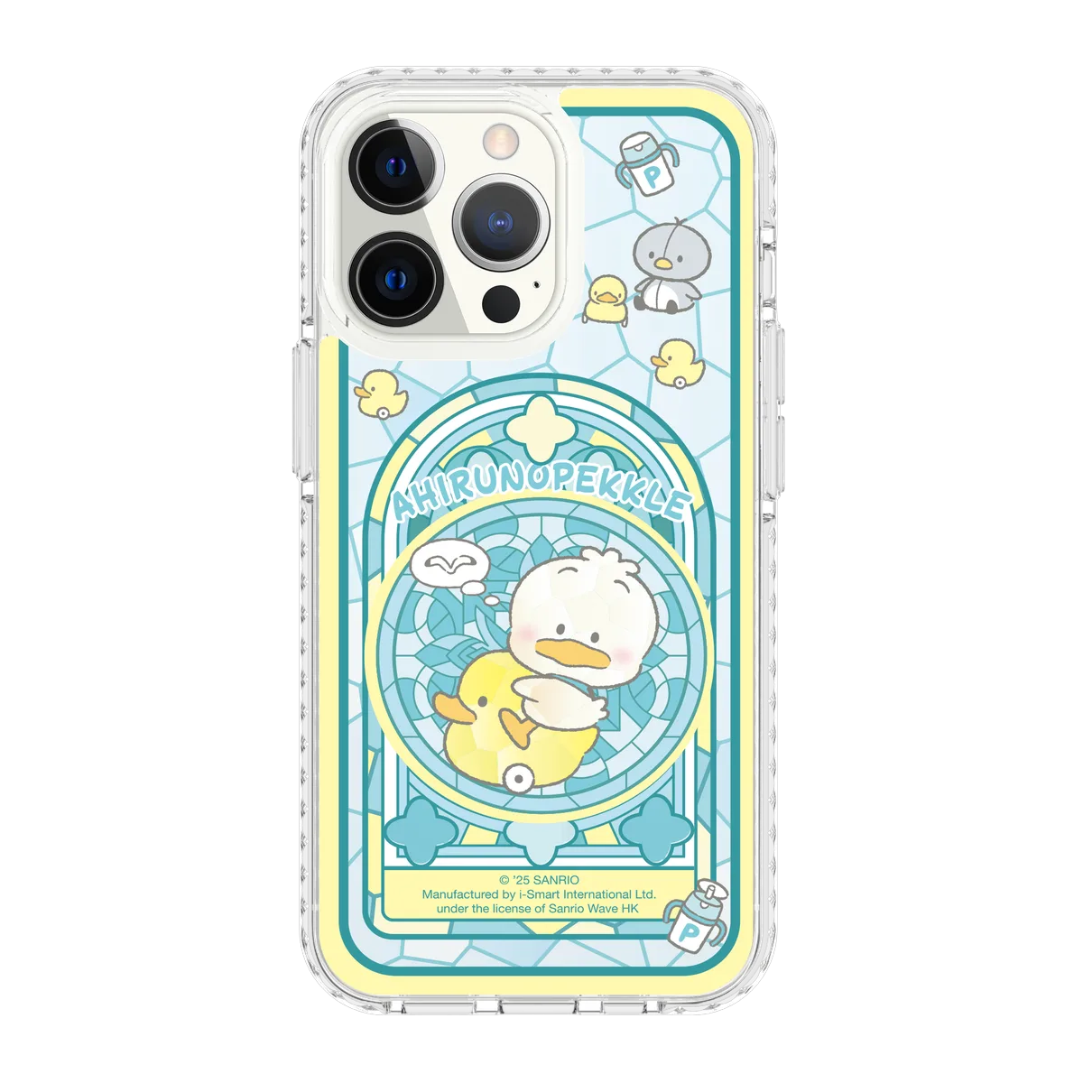 san25-0042-iphone-13-pro-golden-case-magsafe-compatible-transparent