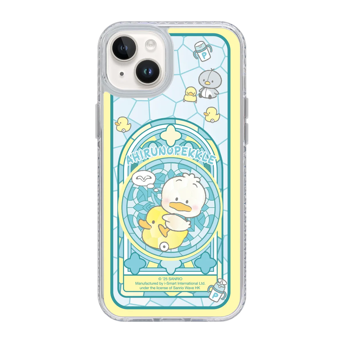 san25-0042-iphone-15-plus-golden-case-magsafe-compatible-transparent