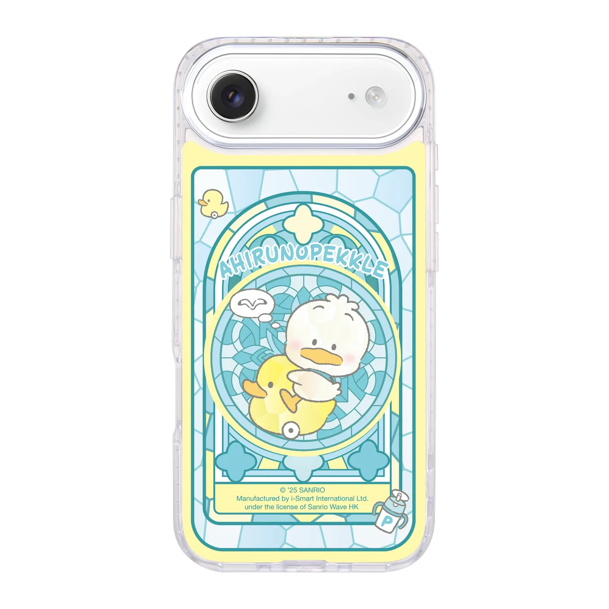 san25-0042-iphone-17-air-goldensnap-case-magsafe-compatible-transparent