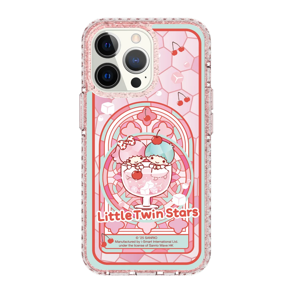 san25-0043-iphone-13-pro-golden-case-magsafe-compatible-pink-glitter