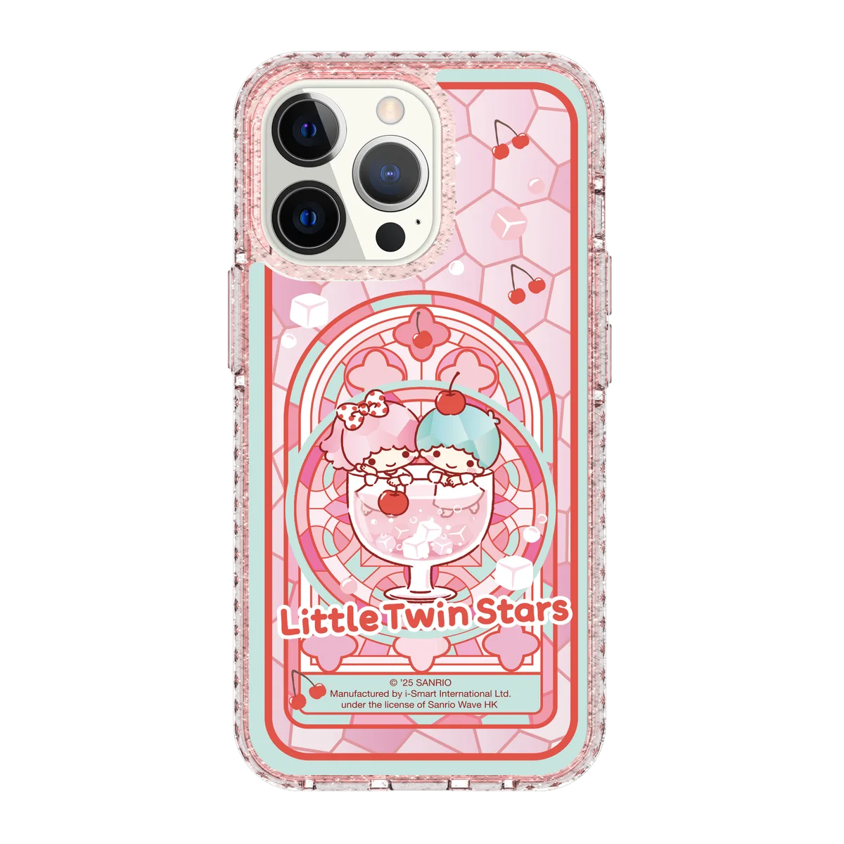 san25-0043-iphone-13-pro-golden-case-magsafe-compatible-pink-glitter