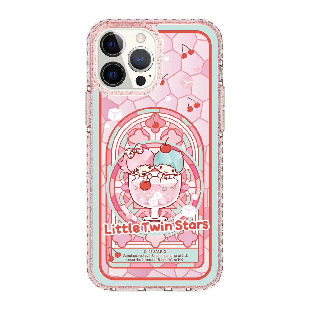 san25-0043-iphone-13-pro-max-golden-case-magsafe-compatible-pink-glitter