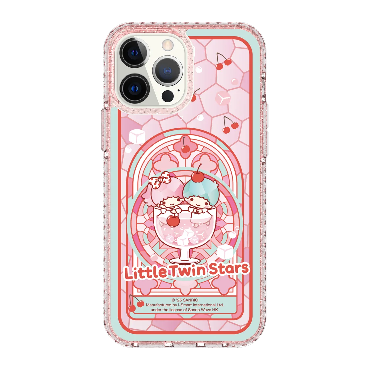 san25-0043-iphone-13-pro-max-golden-case-magsafe-compatible-pink-glitter