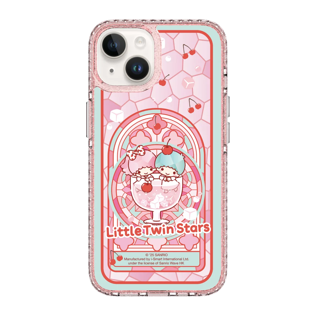 san25-0043-iphone-14-golden-case-magsafe-compatible-pink-glitter