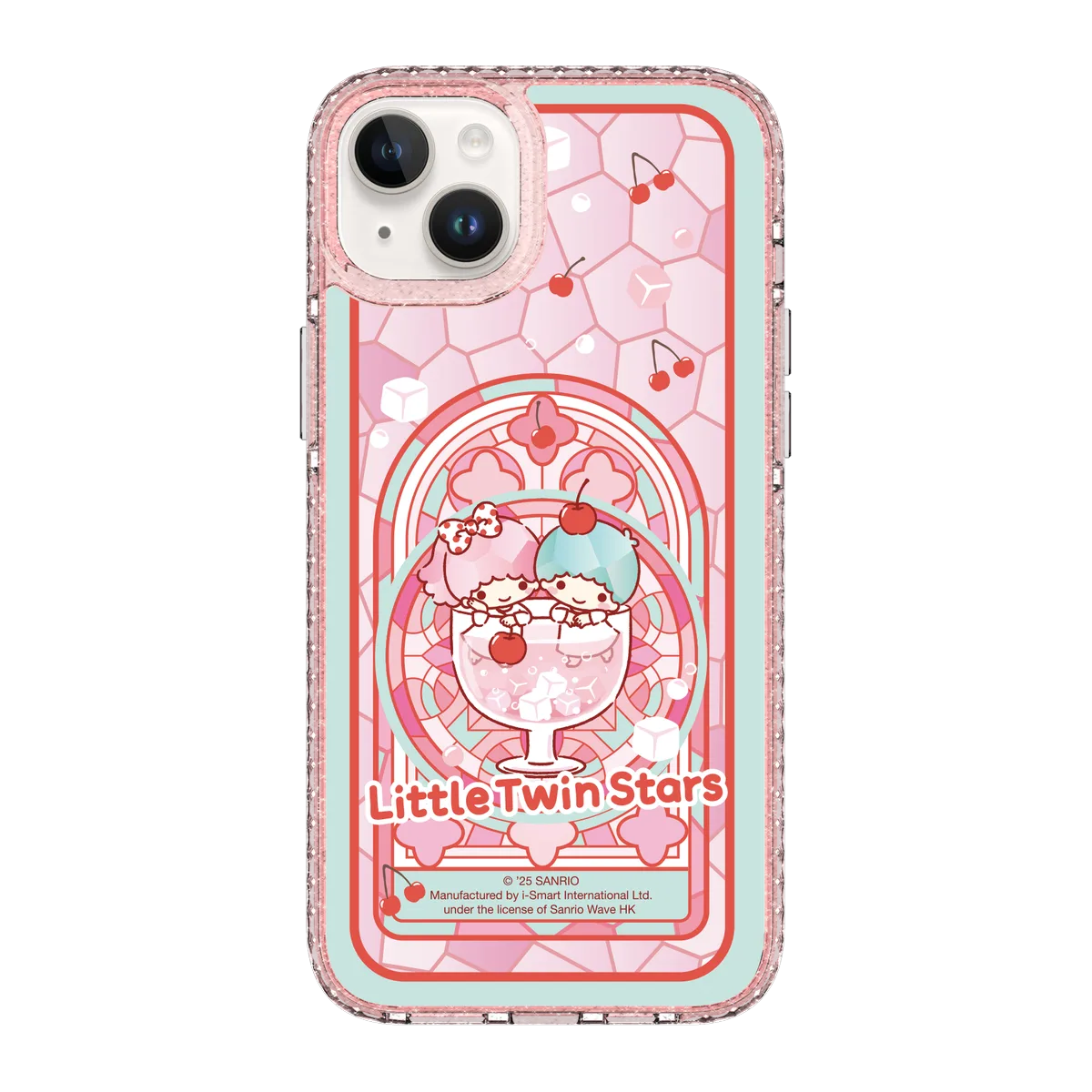 san25-0043-iphone-14-plus-golden-case-magsafe-compatible-pink-glitter