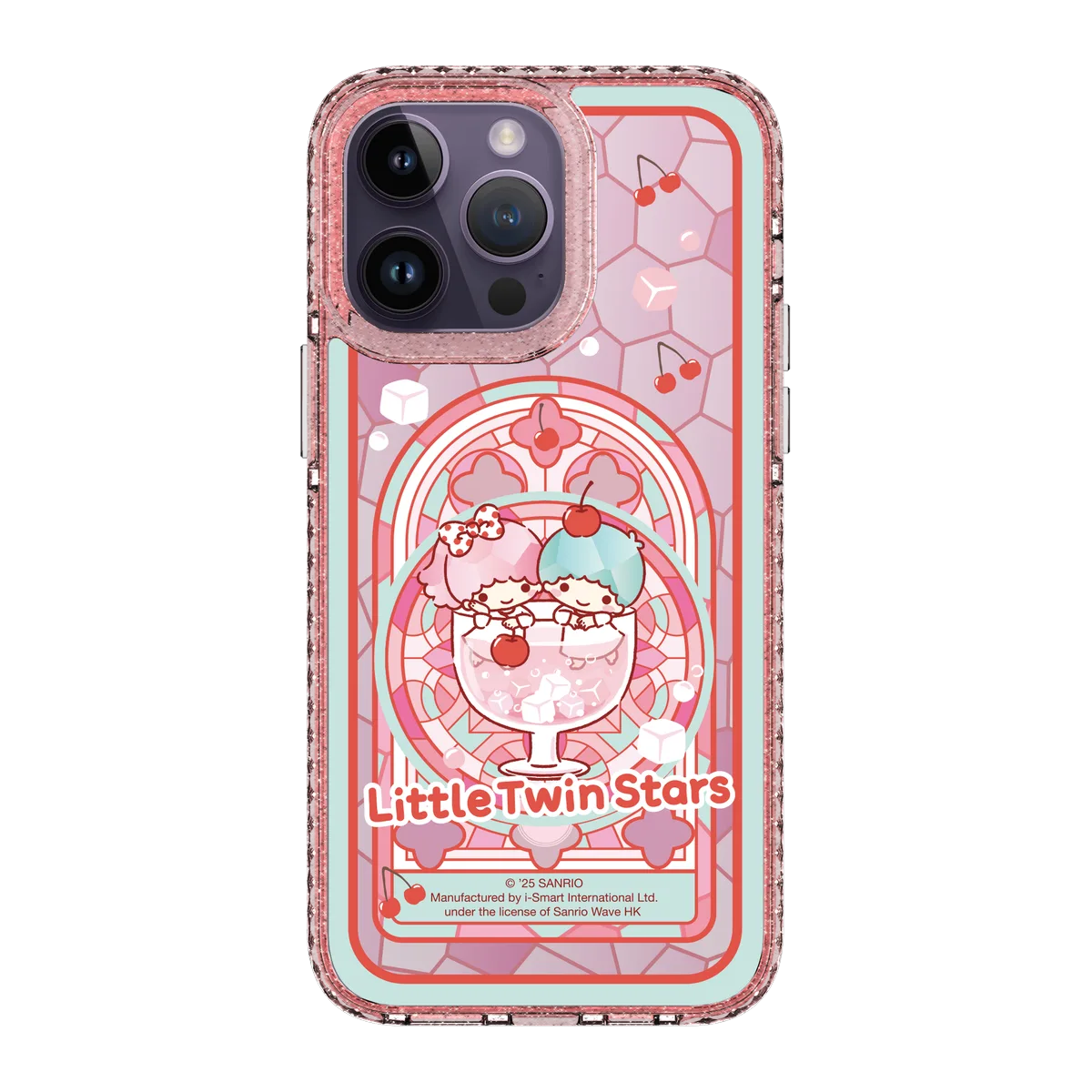 san25-0043-iphone-14-pro-max-golden-case-magsafe-compatible-pink-glitter