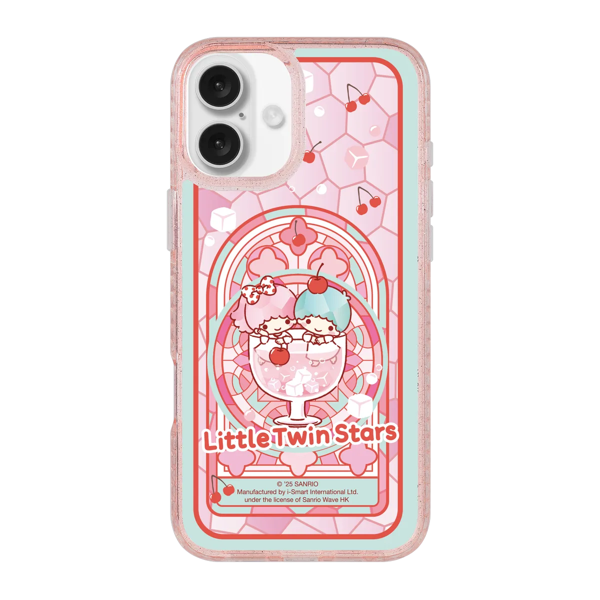 san25-0043-iphone-16-plus-golden-case-magsafe-compatible-pink-glitter