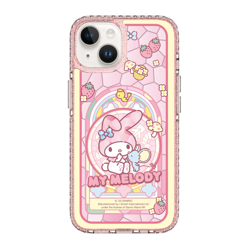 san25-0045-iphone-14-golden-case-magsafe-compatible-pink-glitter