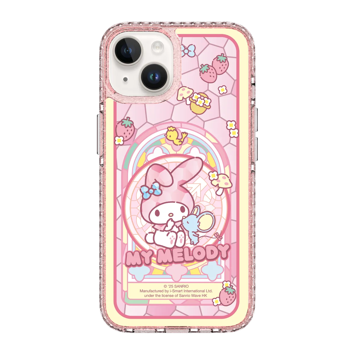 san25-0045-iphone-14-golden-case-magsafe-compatible-pink-glitter