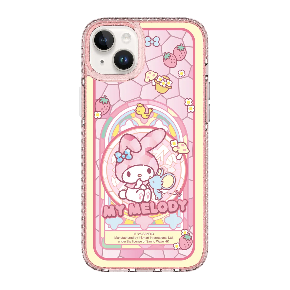san25-0045-iphone-14-plus-golden-case-magsafe-compatible-pink-glitter