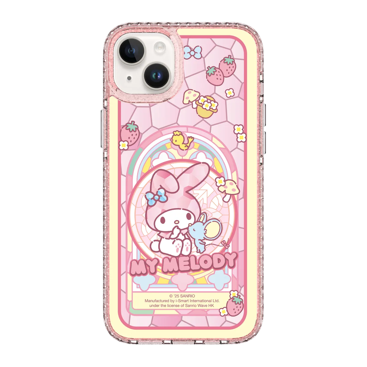 san25-0045-iphone-14-plus-golden-case-magsafe-compatible-pink-glitter