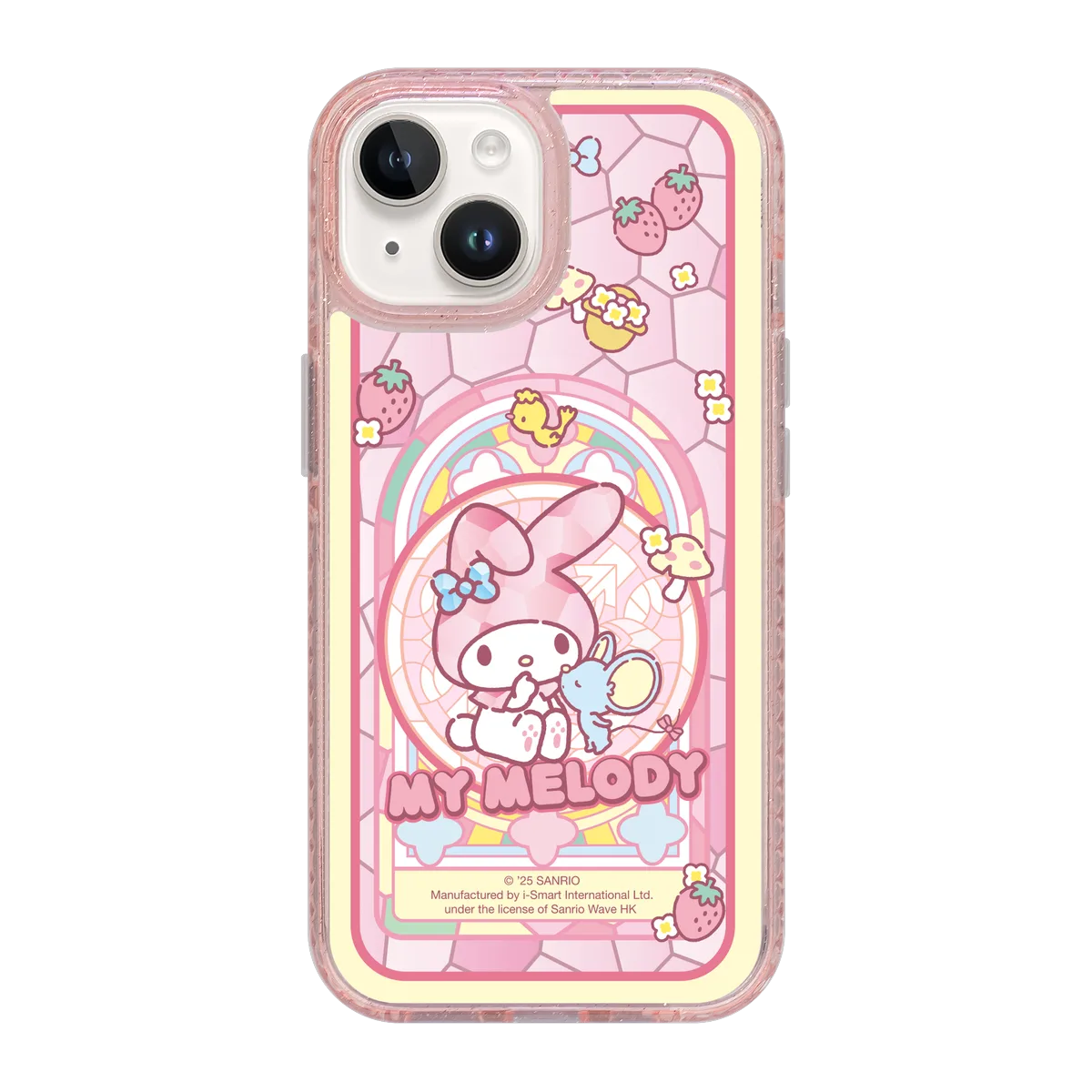 san25-0045-iphone-15-golden-case-magsafe-compatible-pink-glitter