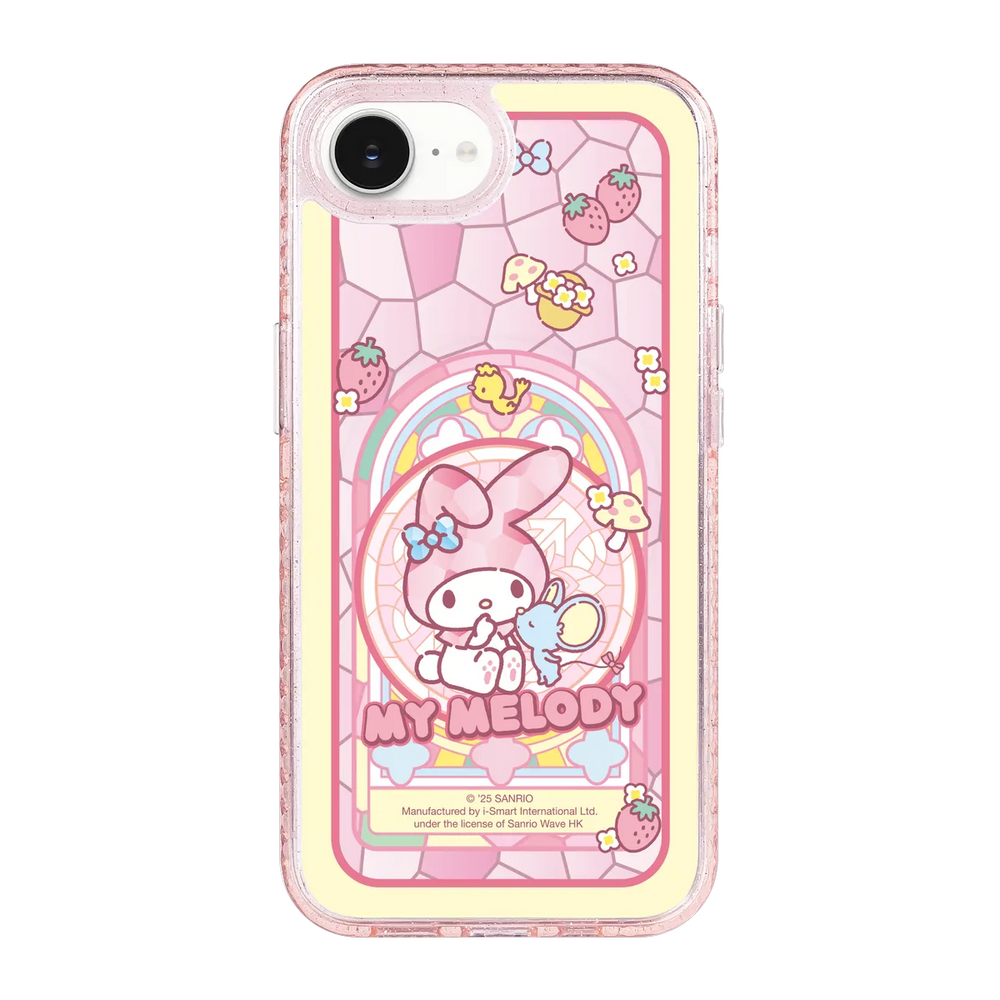 san25-0045-iphone-16-e-golden-case-magsafe-compatible-pink-glitter