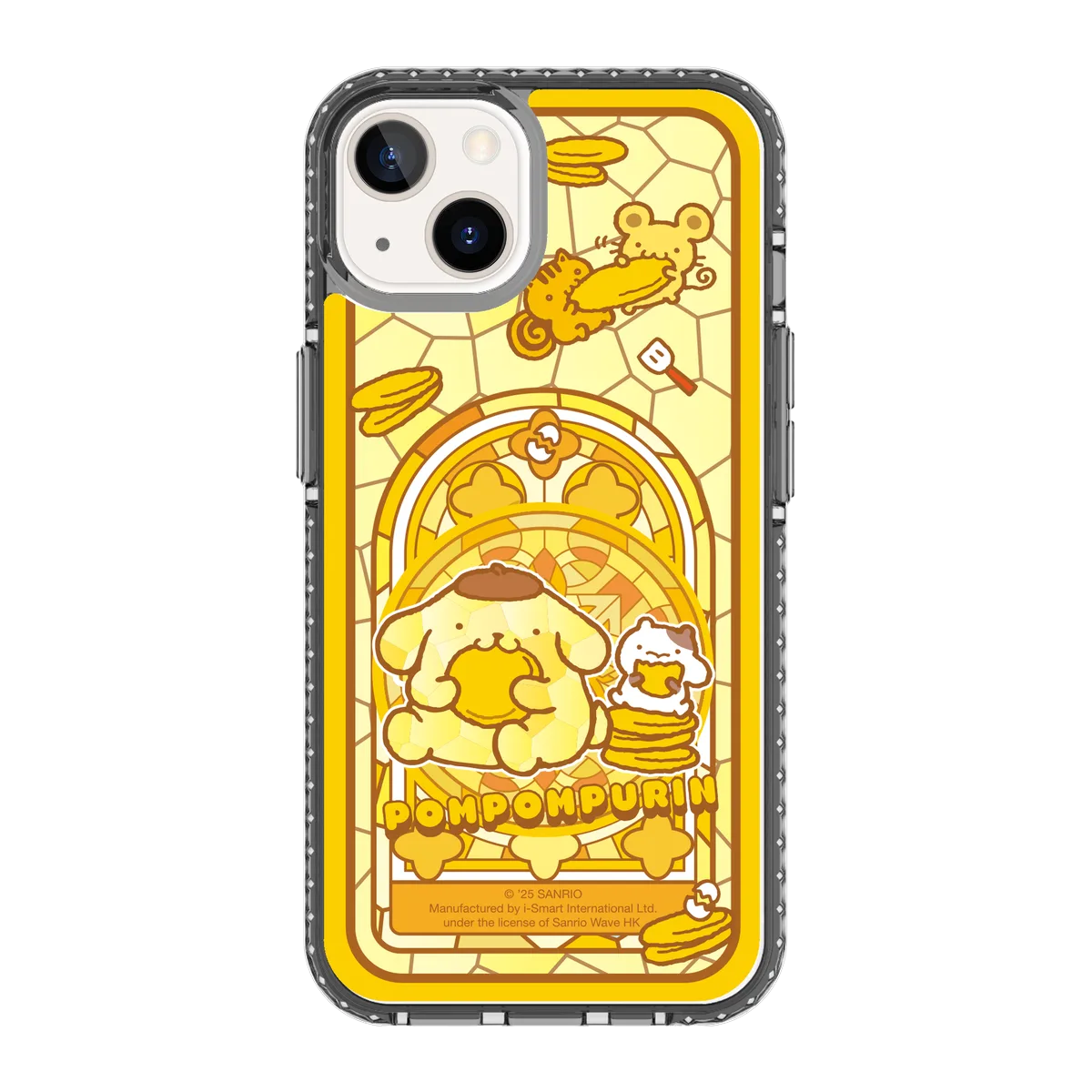 san25-0046-iphone-13-golden-case-magsafe-compatible-transparent-black