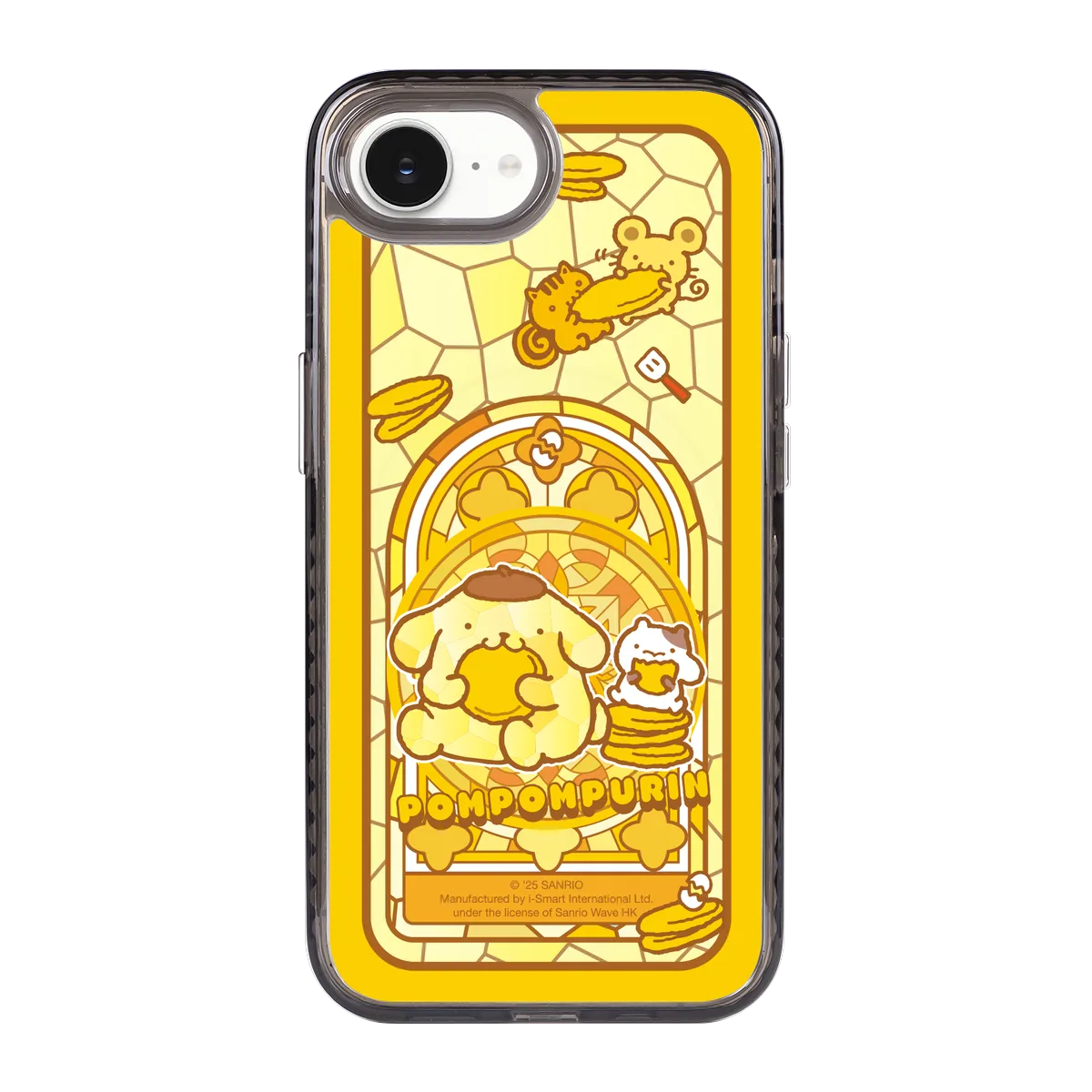 san25-0046-iphone-16-e-golden-case-magsafe-compatible-transparent-black