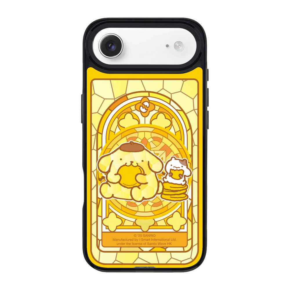 san25-0046-iphone-17-air-goldensnap-case-magsafe-compatible-transparent-black