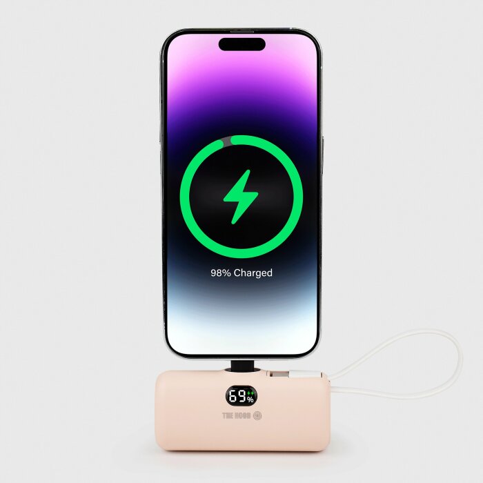 Plain Mini Portable Charger Lightning Power Bank 5000 mAh Plain Mini Portable Charger Lightning Power Bank 5000 mAh