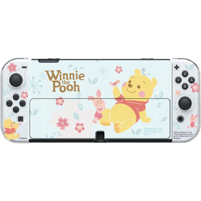 4407 Winnie The Pooh Nintendo Switch OLED Ultra Thin Clear Case