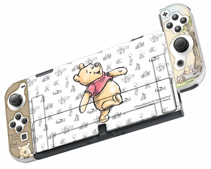 4757 Winnie the Pooh Family Nintendo Switch OLED Ultra Thin