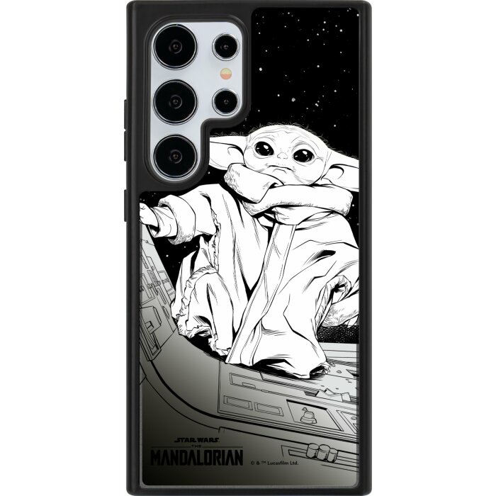 5452 Baby Yoda Galaxy S24 Ultra Superior Mirror Case With Magnetic