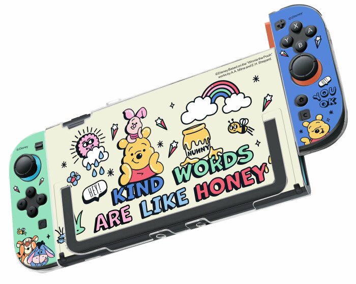 Winnie the Pooh Switch 2 Ultra Thin Clear Case｜Shockproof