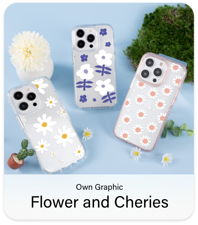 Flower and Cheries